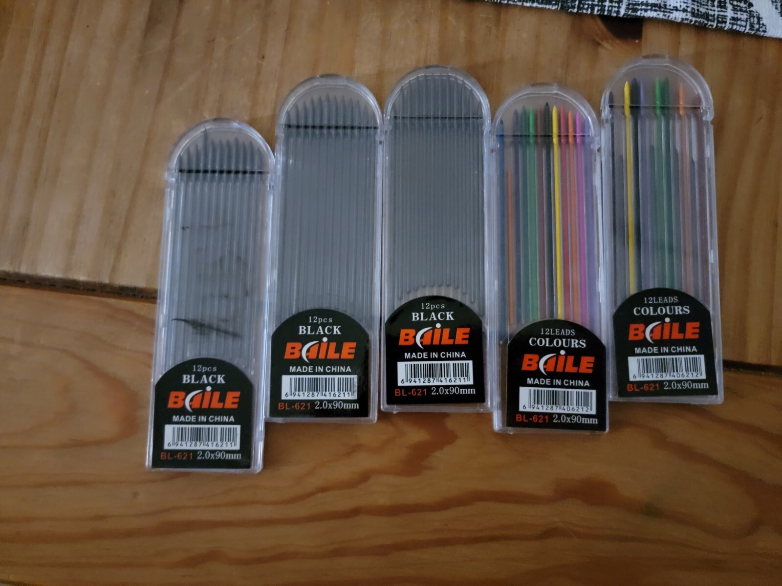 Baile Pencil Lead 2.0×90 Mm Lot Of 5