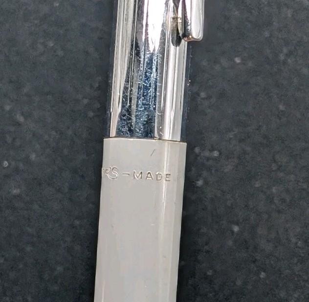 Vintage Sheaffers Grey & Chrome Mechanical Pencil Made In USA