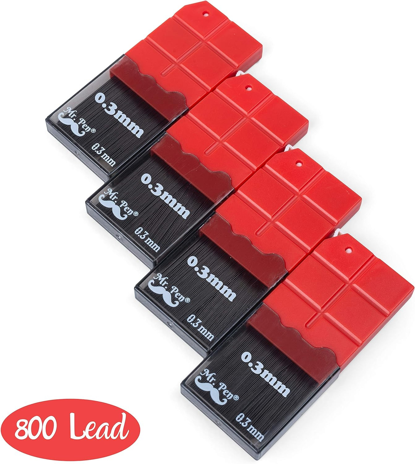 0.3 Lead Refills, Pack of 800, 0.3 Lead, Lead Pencils , Mechanical Pencils