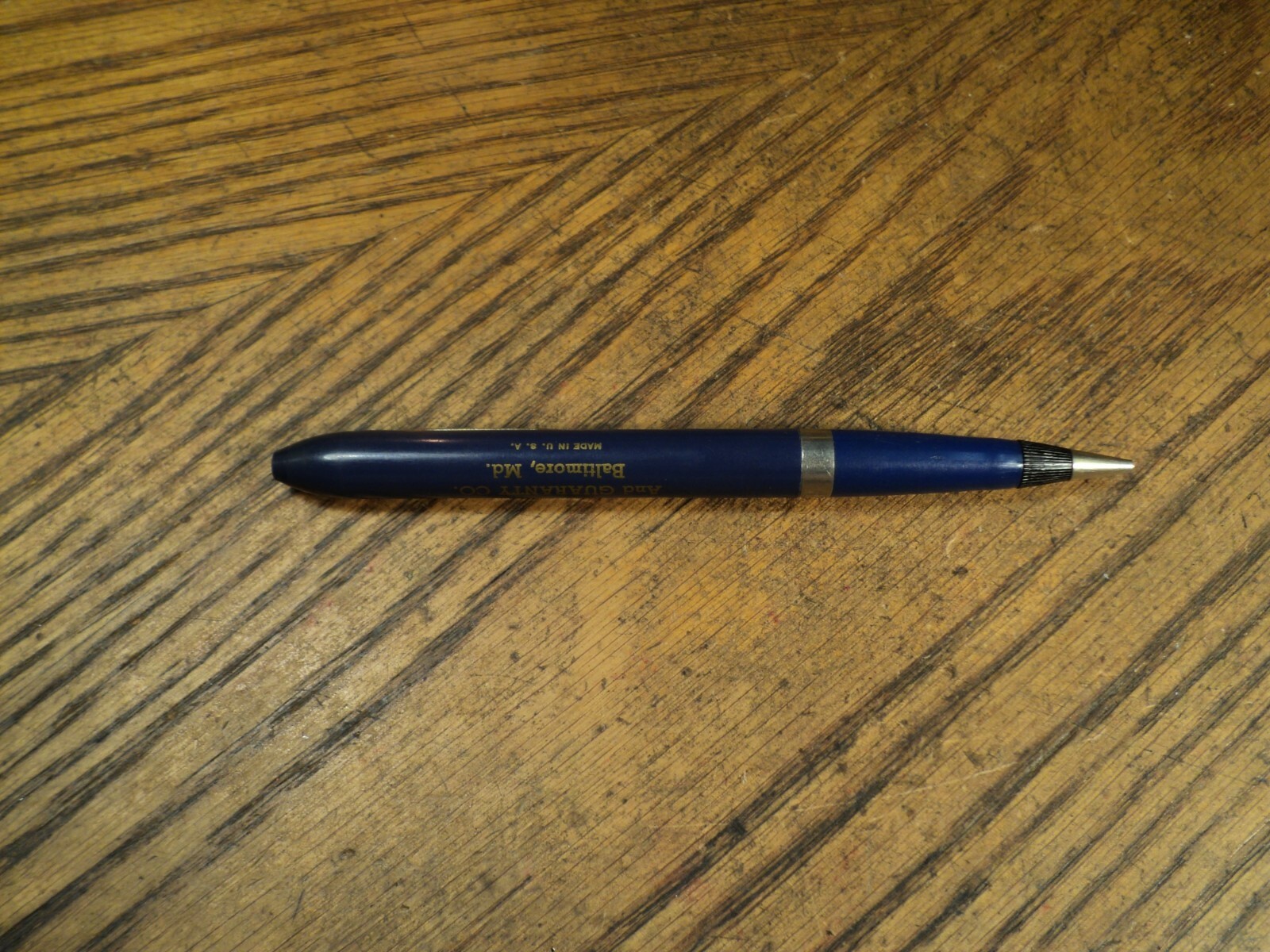 Vintage Mechanical Pencil United States Fidelity & Guaranty Co Baltimore MD