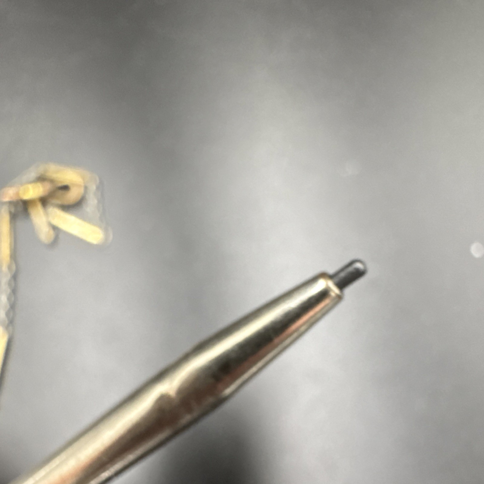 Vintage 1920s German Twist Mechanical Pencil attached to a Silver/Gold chain
