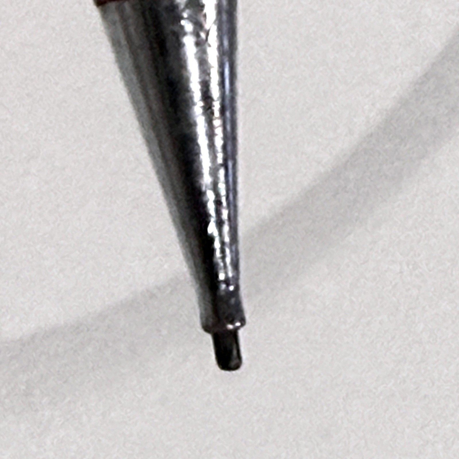 Vintage Sheaffer Mechanical Pencil Red Textured Barrel Chrome Trim MCM USA