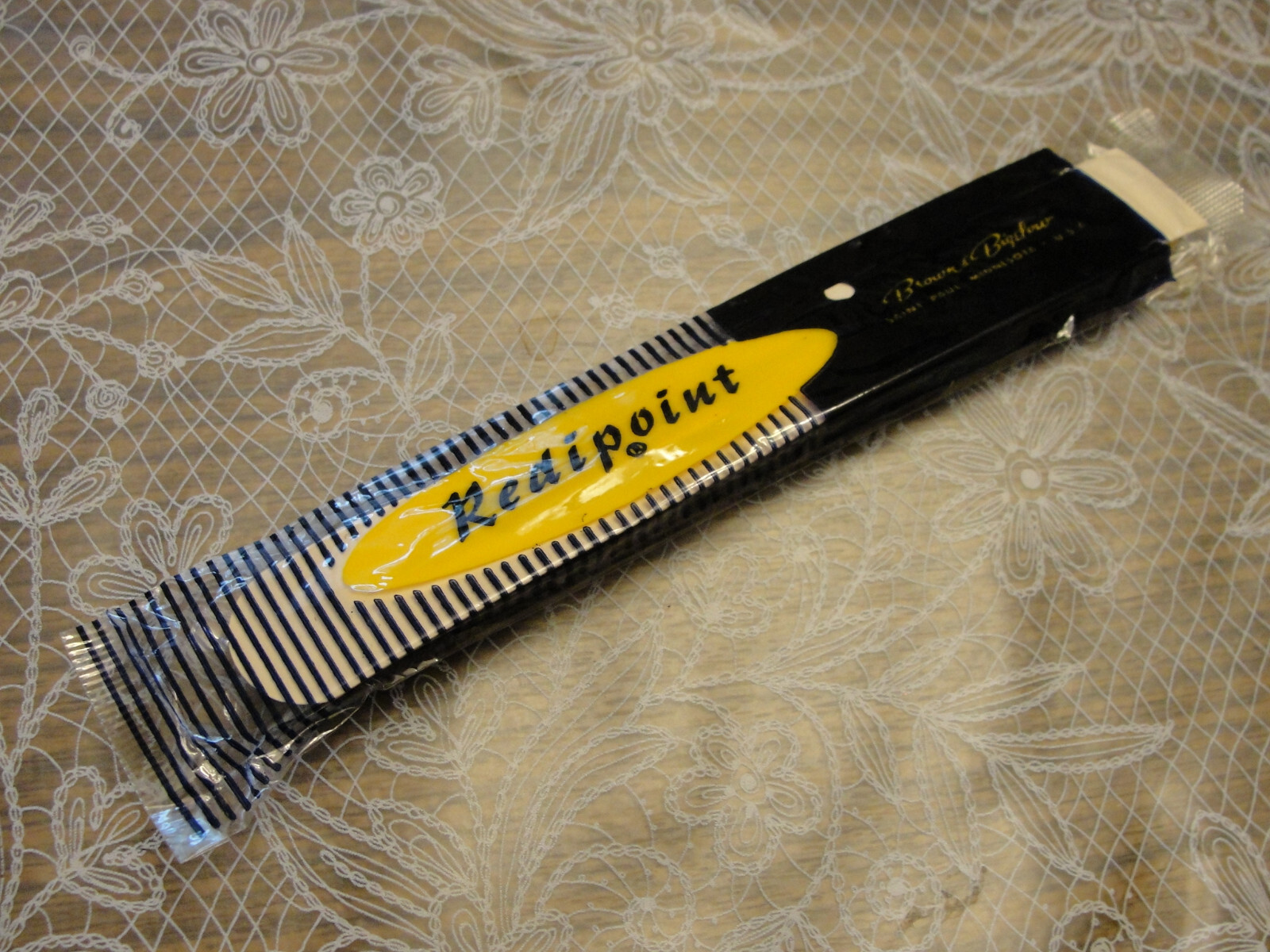 Vintage NOS Redipoint Black Gold Trim Mechanical Pencil In Package