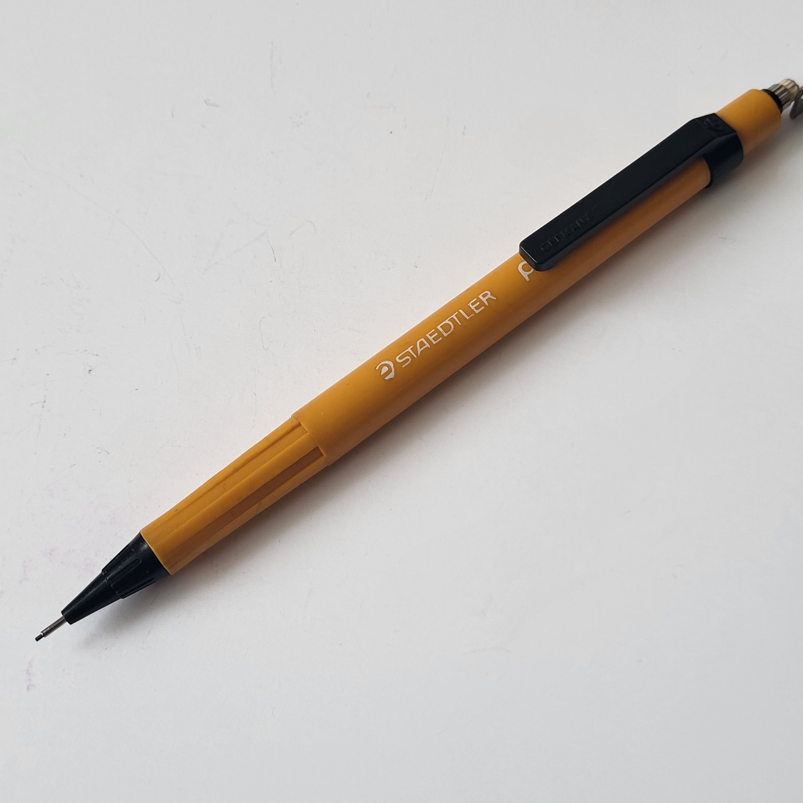 Vintage Staedtler Polo 0.5 Mechanical Pencil Yellow & Black Made In Germany
