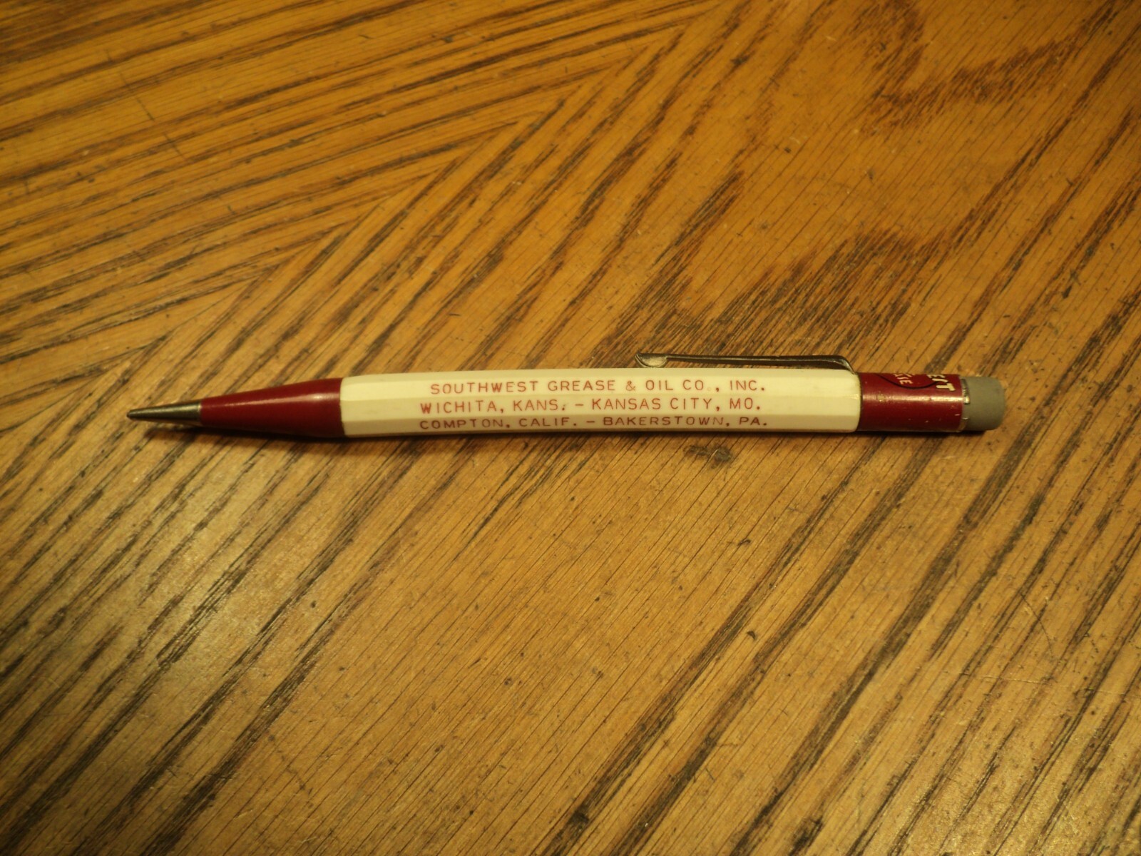 Vintage Autopoint Mechanical Pencil Southwest Grease & Oil Co 5-5/8″ Long USA B