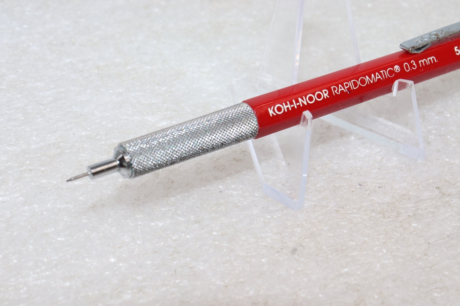 Vintage Koh-I-Noor Rapidomatic Red 5633 Mechanical Pencil 0.3mm Japan