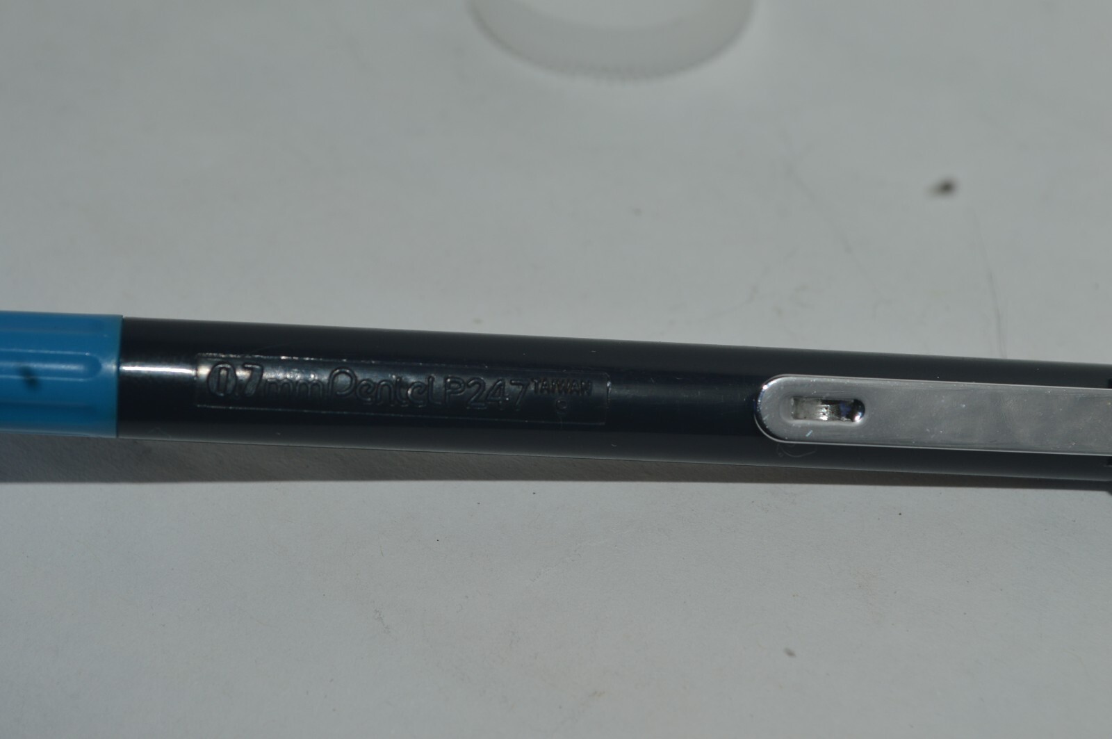 PENTEL P247 Bravo Automatic Pencil 0.7mm Black-Blue Taiwan Tested Retired 1990’s