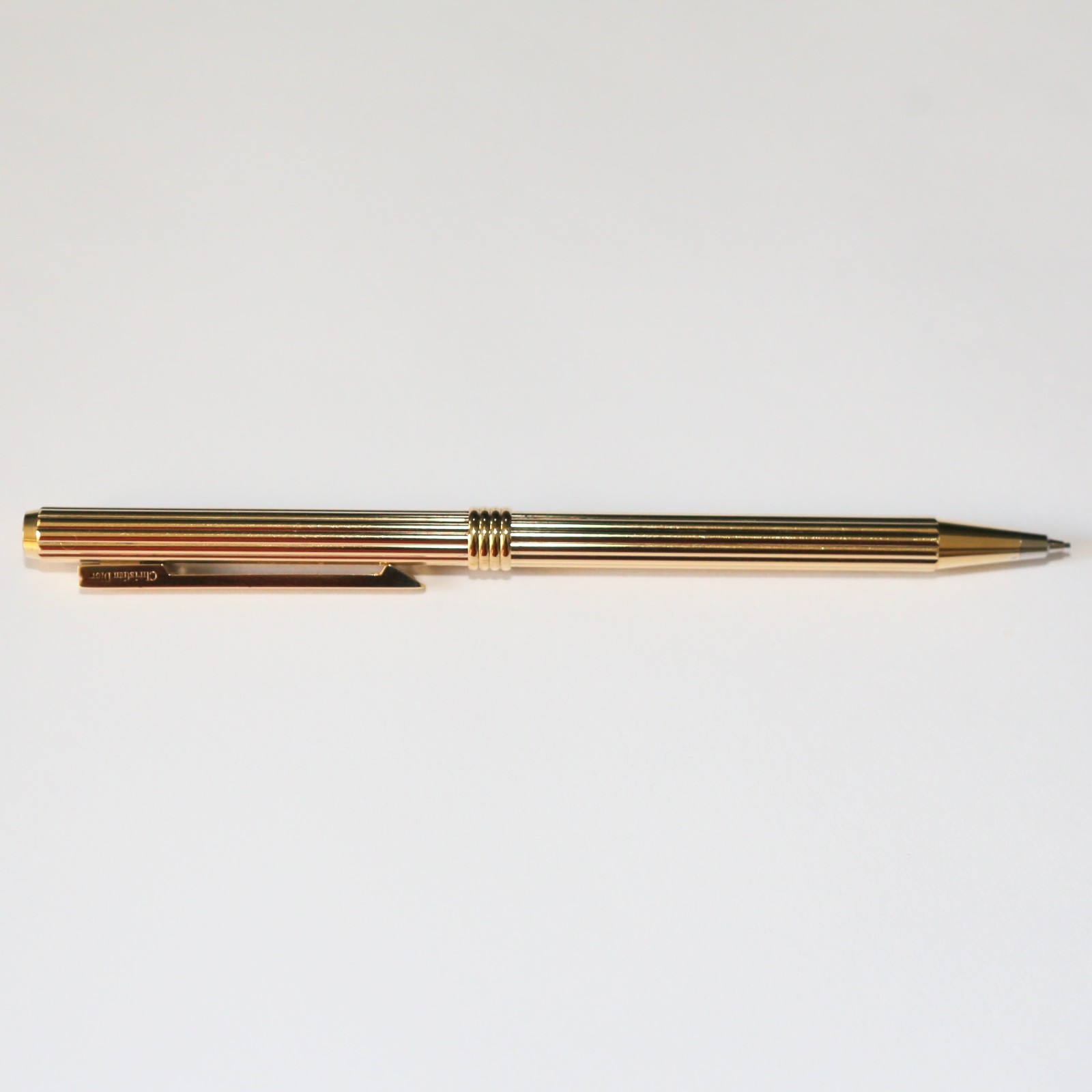 Vintage CHRISTIAN DIOR Gold Plated 925 Sterling Silver Mechanical Pencil RARE 🔥