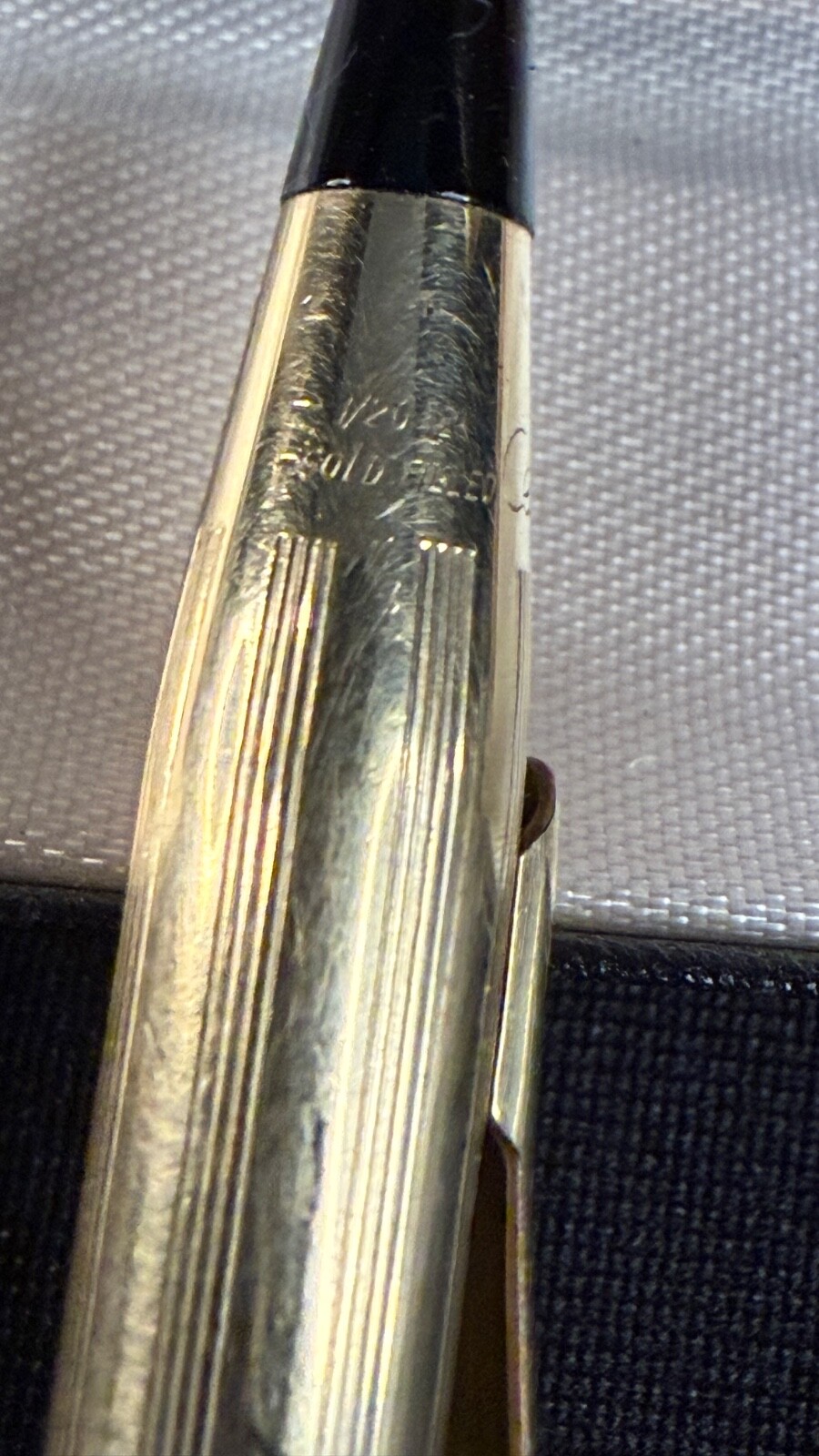 Vintage Cross 14k Gold Filled Ladies Mechanical Pencil with Box Pouch & Papers