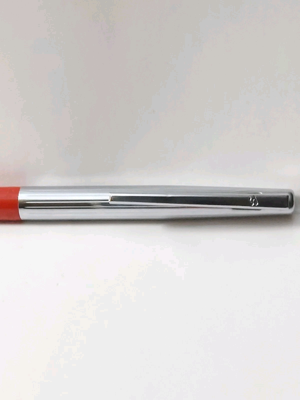 Vintage 1960s Red Sheaffer Mechanical Pencil Chrome Cap 5″