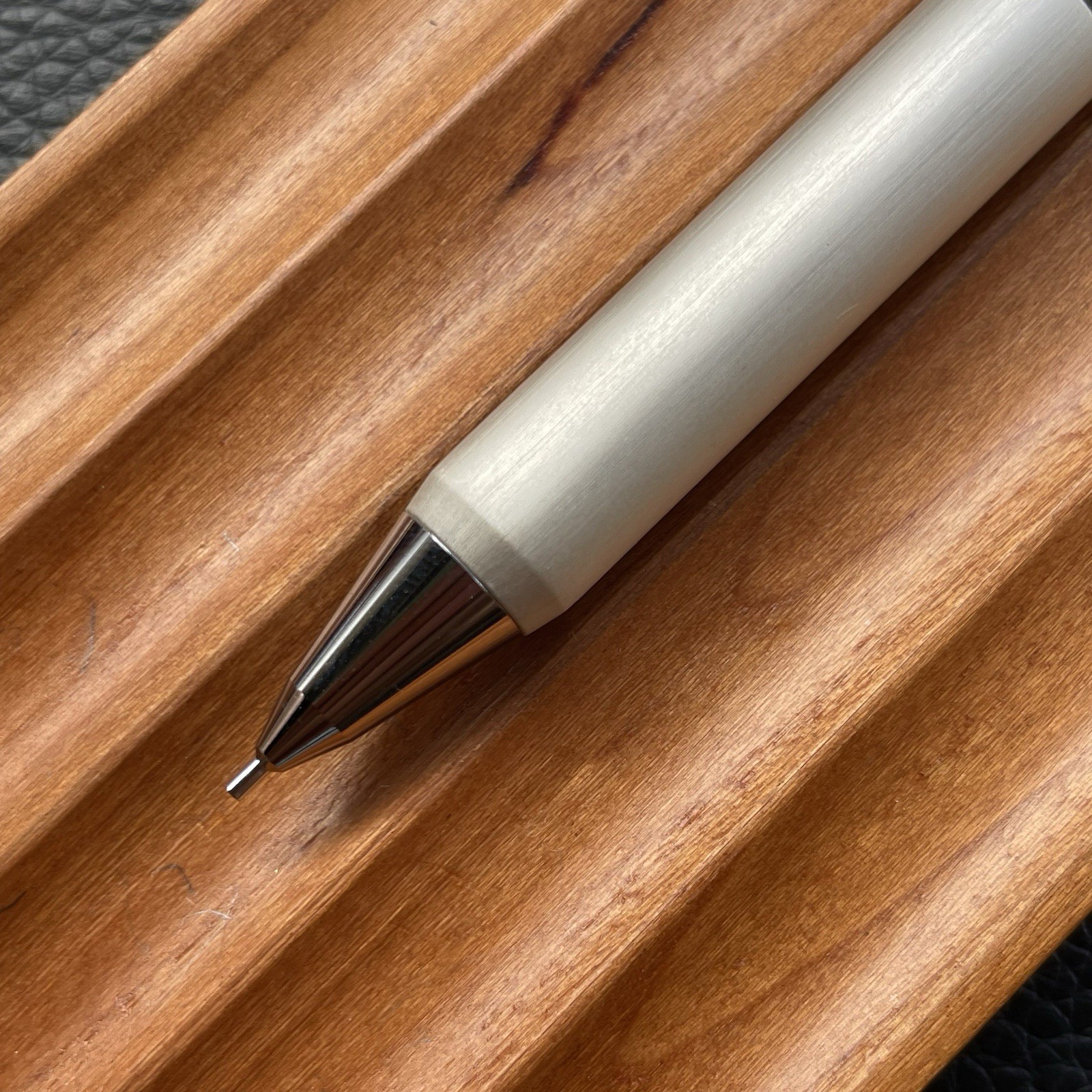 Kokuyo Mechanical Pencil PS-1 Body Knock Brushed Barrel 0.5 mm Made in Japan