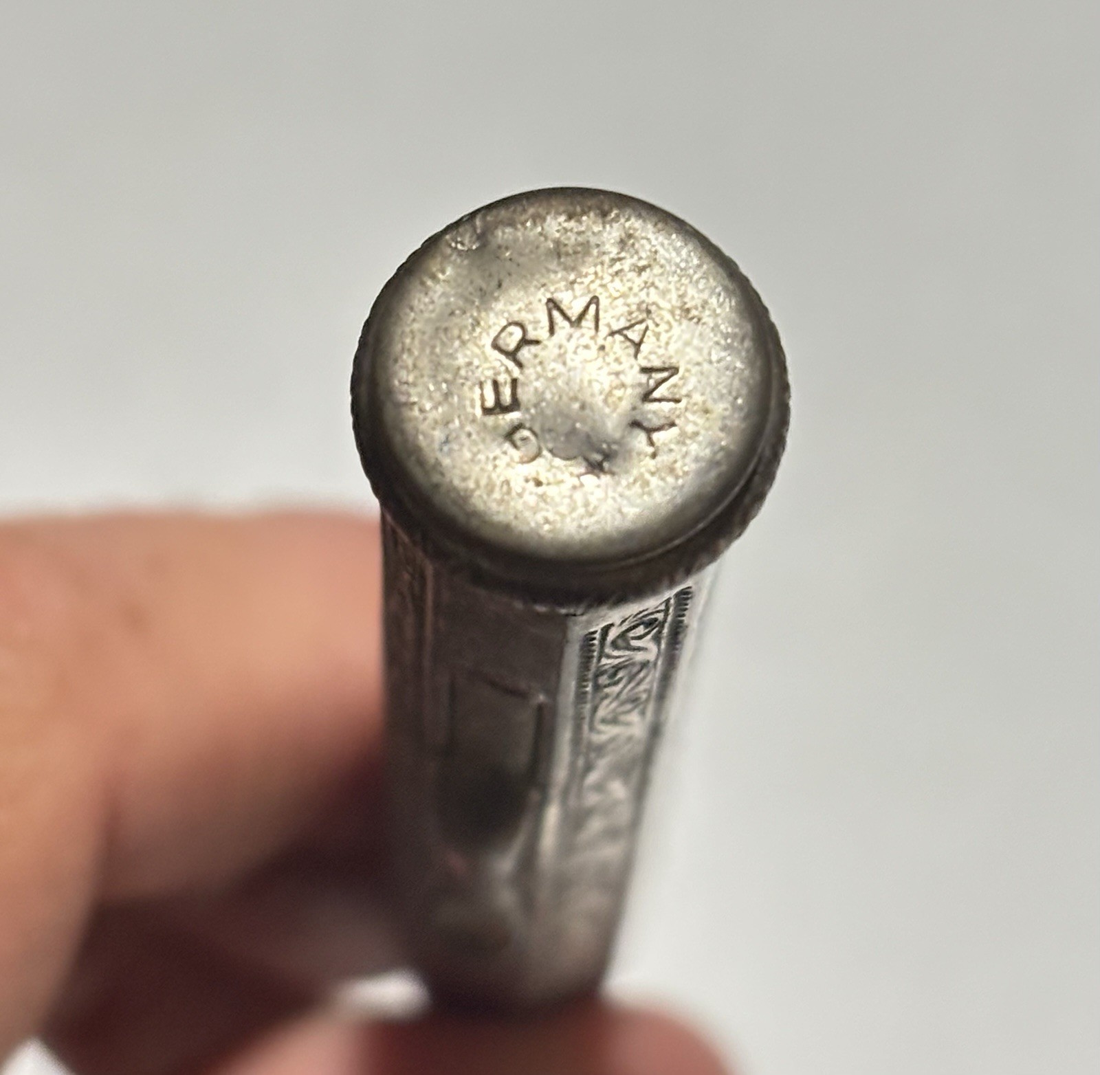 Vintage GERMANY Mechanical Pencil Silver Tone Art Deco 4 FOUR COLOR