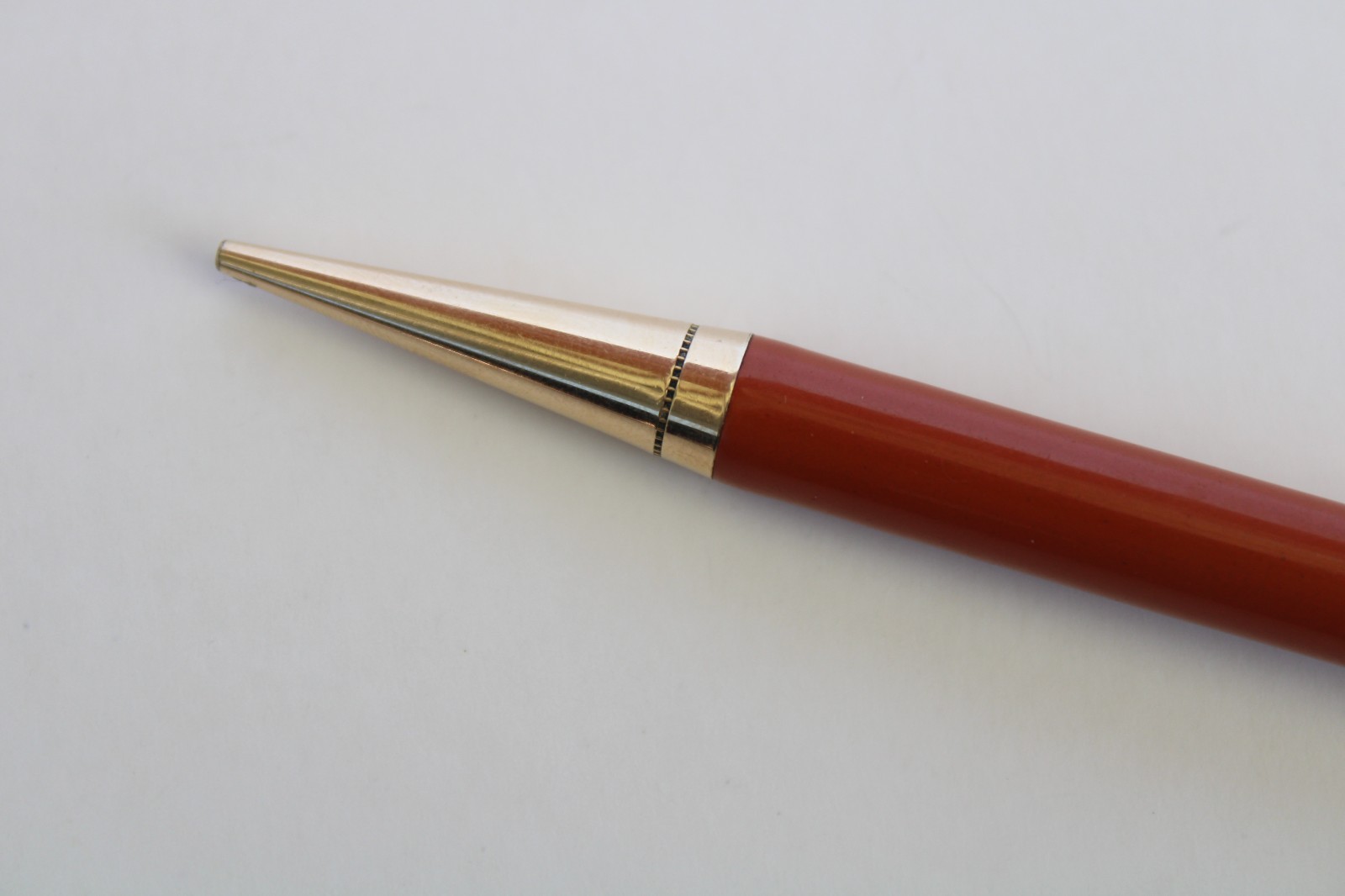 Vintage 1920’s Parker Orange Mechanical Twist Pencil (4.75″)