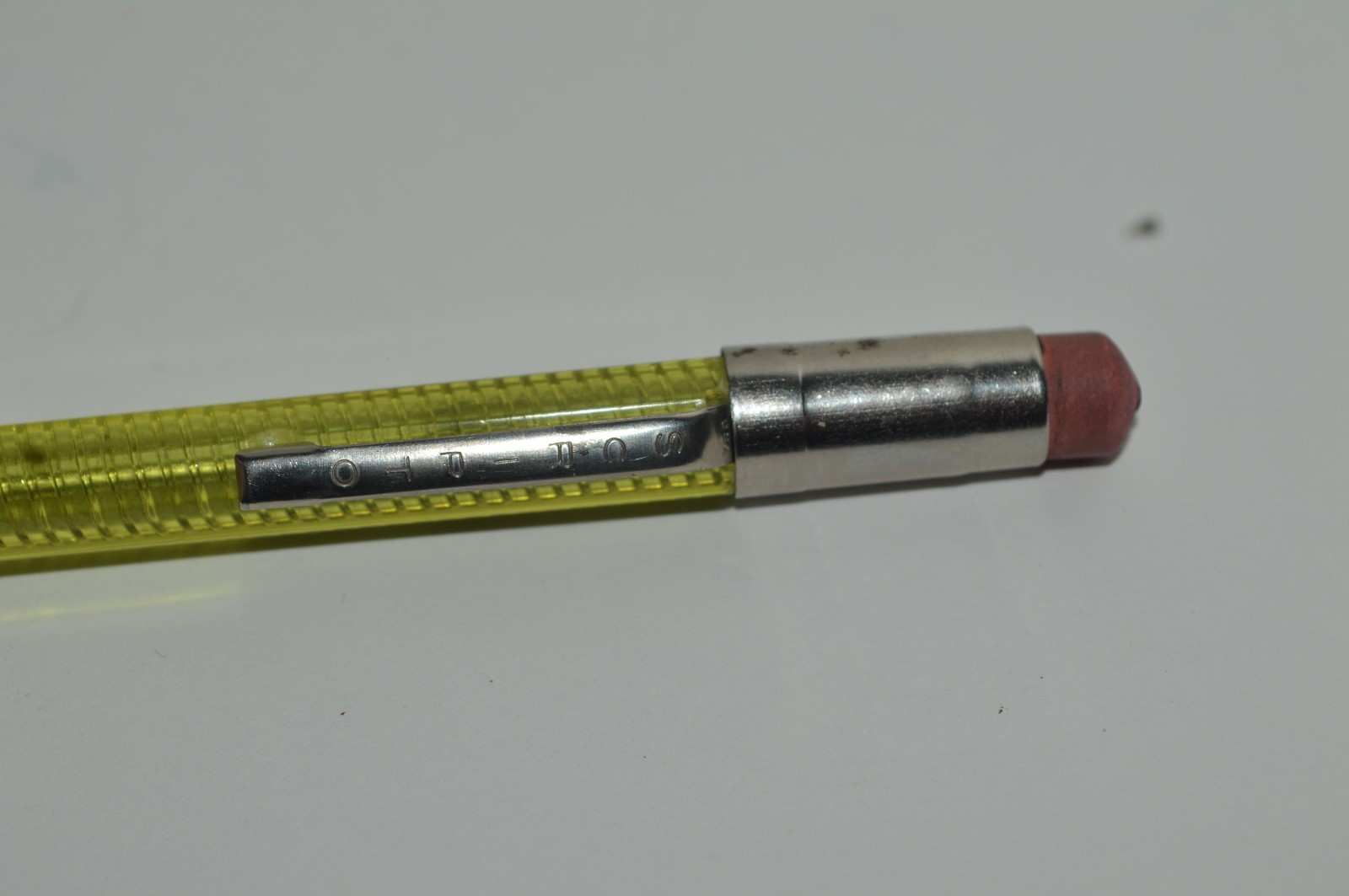 SCRIPTO K780 Mechanical Pencil 1.1mm Translucent Yellow USA 1970’s Excellent