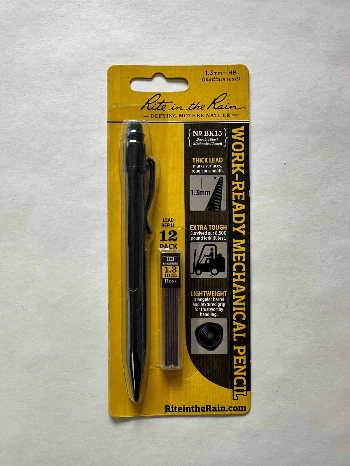 Lot of Rite in the Rain No 15 Mechanical Pencils 1.3mm HB – 9 Packs