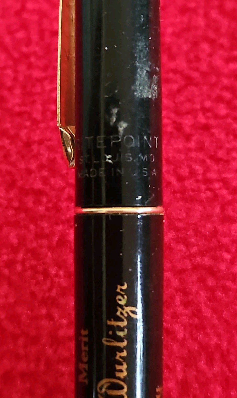 Vtg Personalized 1954 Award of Merit Ritepoint Mechanical Pencil Wurlitzer