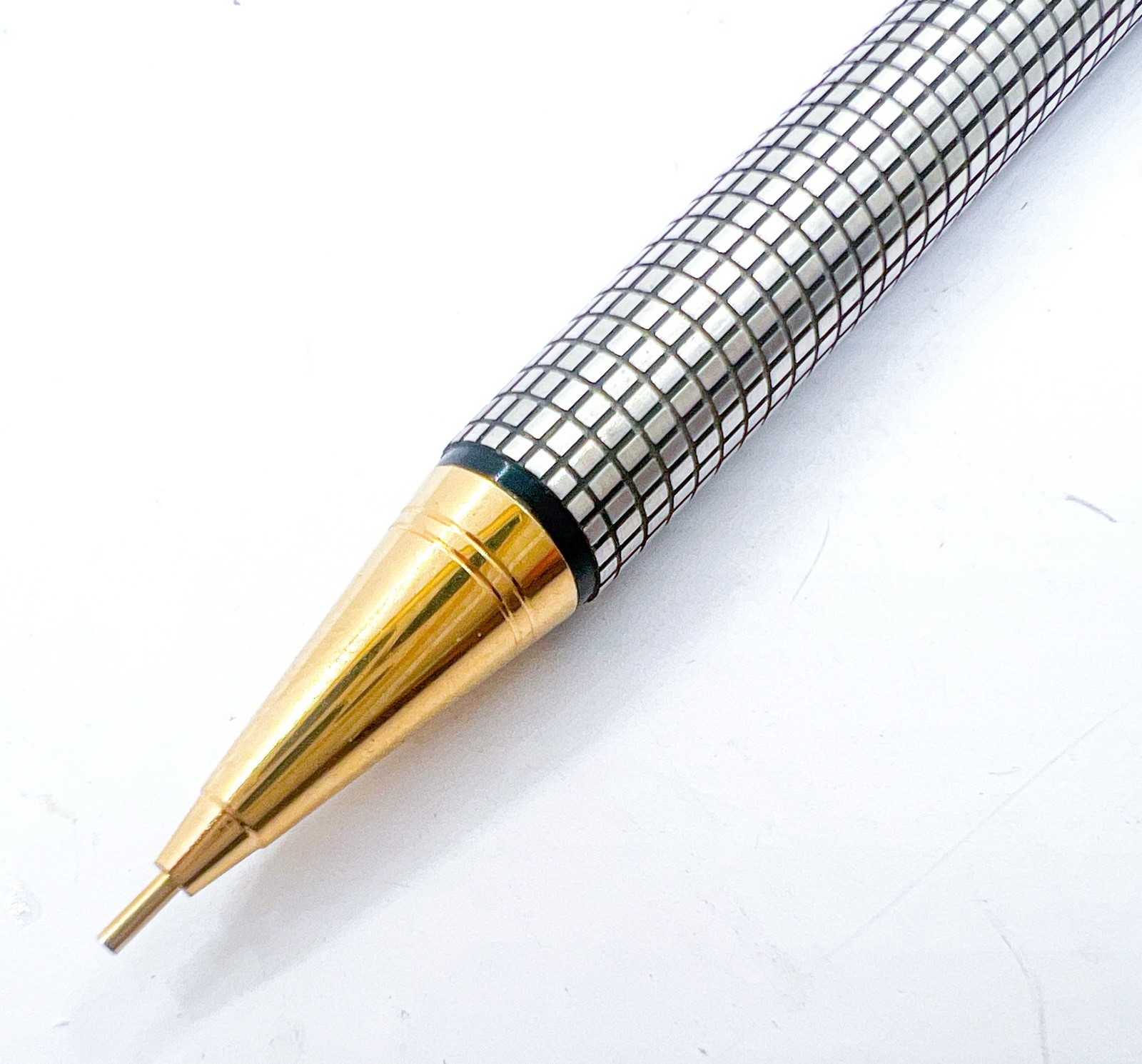 NOS Sailor Sterling Silver 925 Mechanical Pencil 0.5mm 0.5 Gold Trim