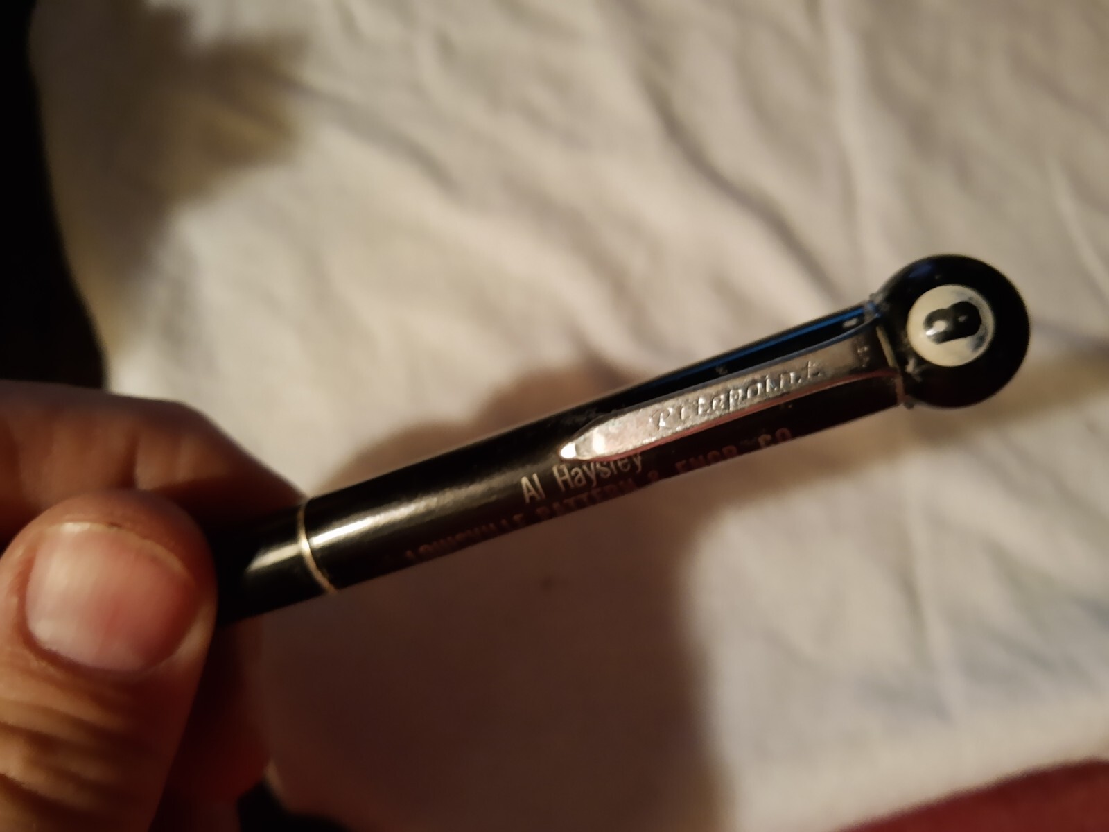 Vintage Ritepoint Louisville Pattern Engineering 8 Ball Pen Mechanical Pencil KY