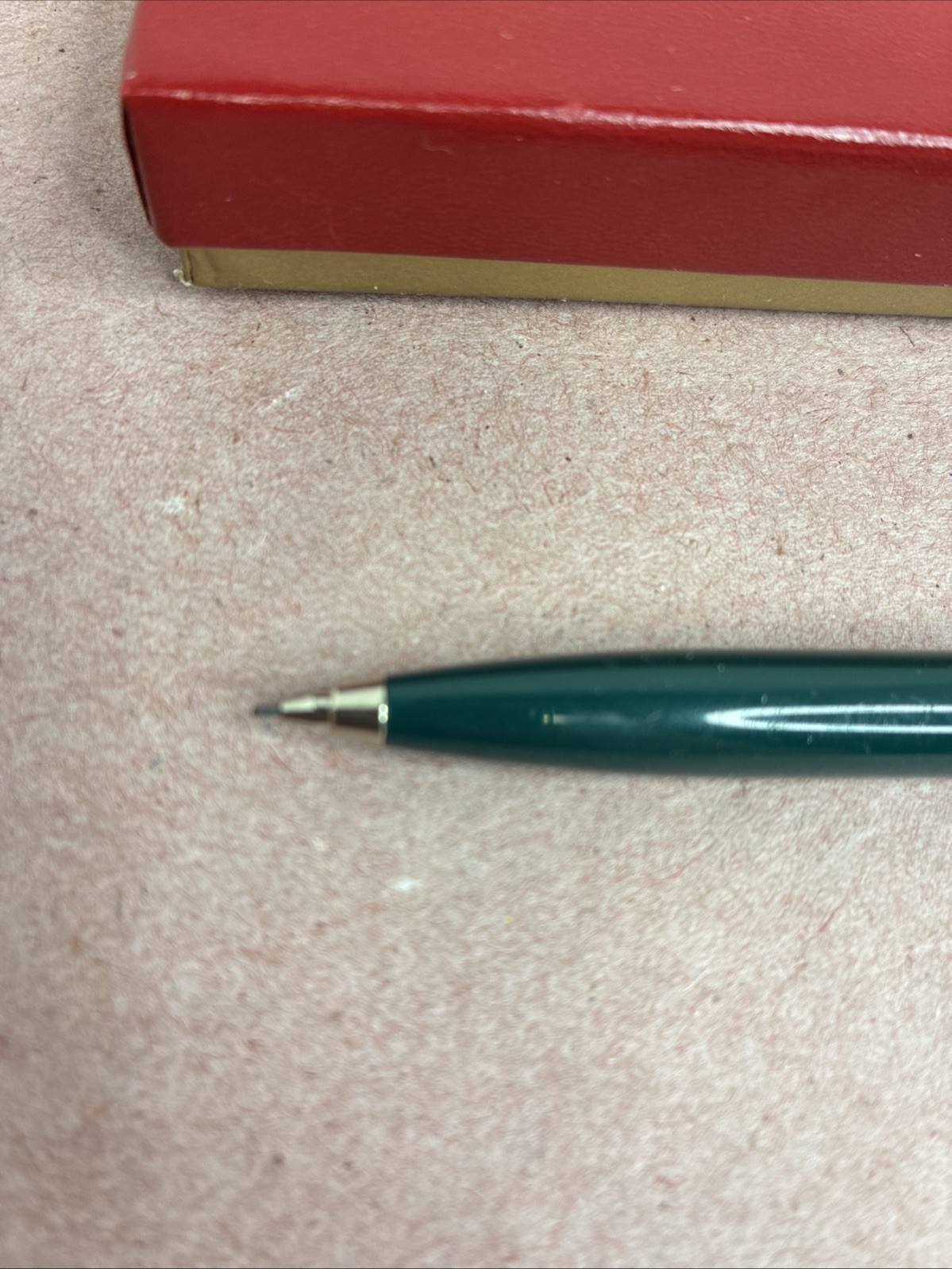 Vintage Chrome & Green Sheaffer Mechanical Click Pencil