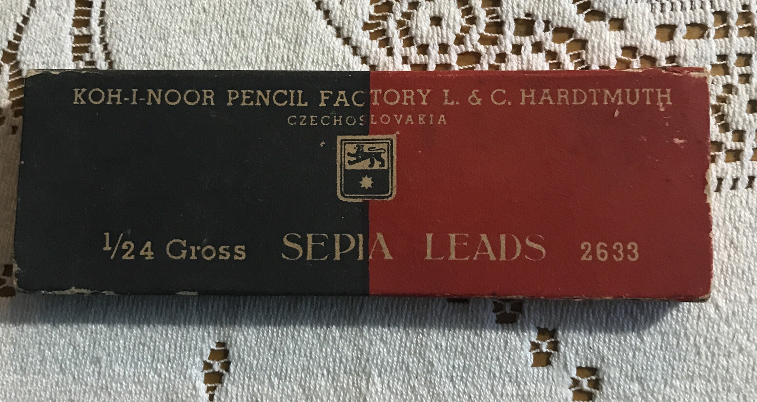 lot of 2 boxes pencil leads KOH-I-NOOR PENCIL FACTORY L..&C. HARDTDTMUTH Inc