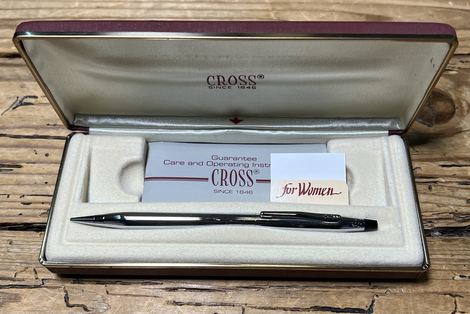 Cross 0.5mm Mechanical Pencil W/Case Vintage NEW