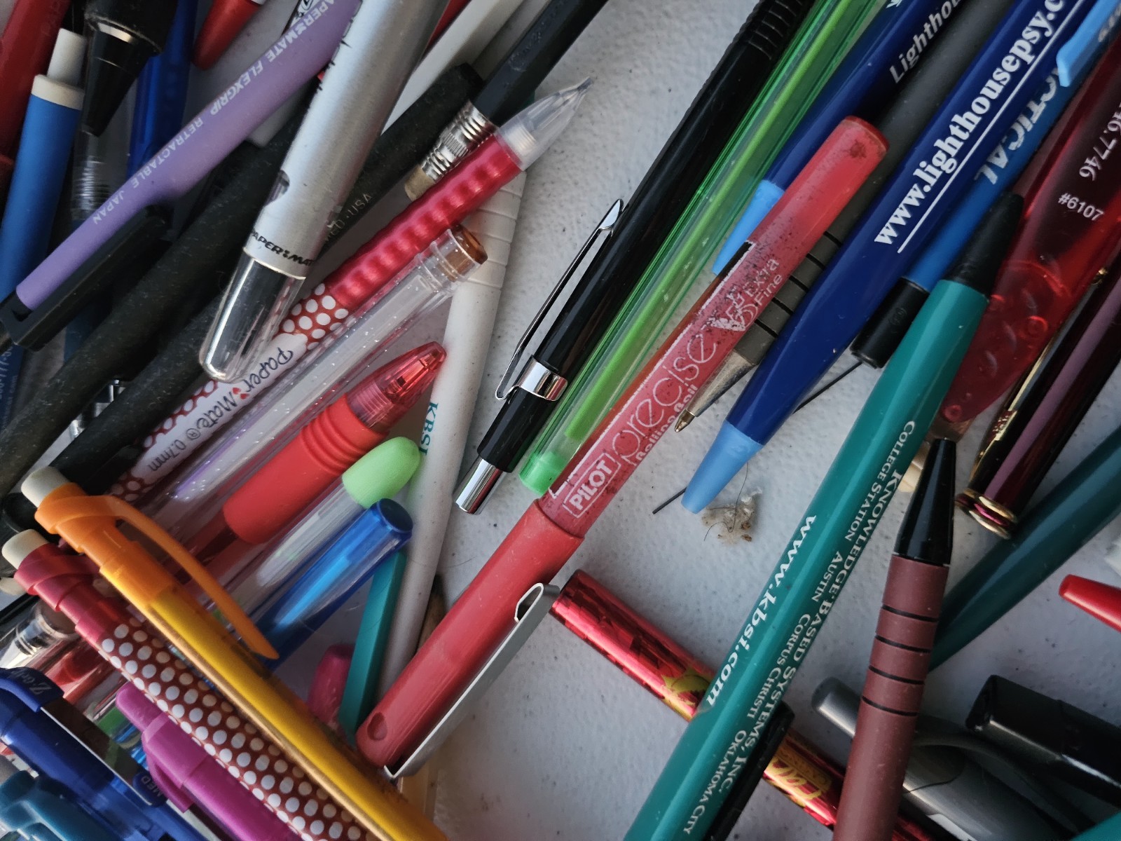 Mechanical Pencils & Pens Advertisement HUGE LOT Click NOS Vintage 1970s To 00s