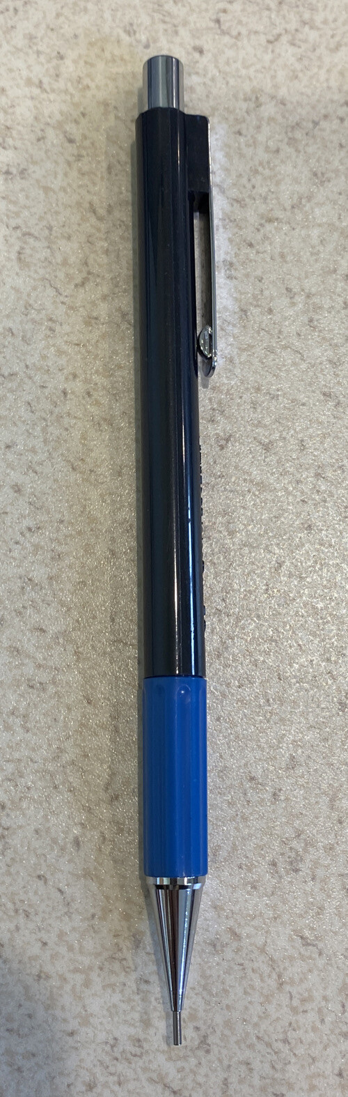 Vintage Pentel P247 Mechanical Pencil 0.7 mm Black & Blue Barrel NOS