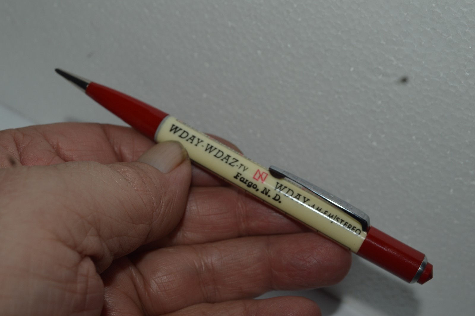 DUROLITE Mechanical Pencil 1984 Calendar Year WDAY-WDAZ TV Promo Near Mint Cond