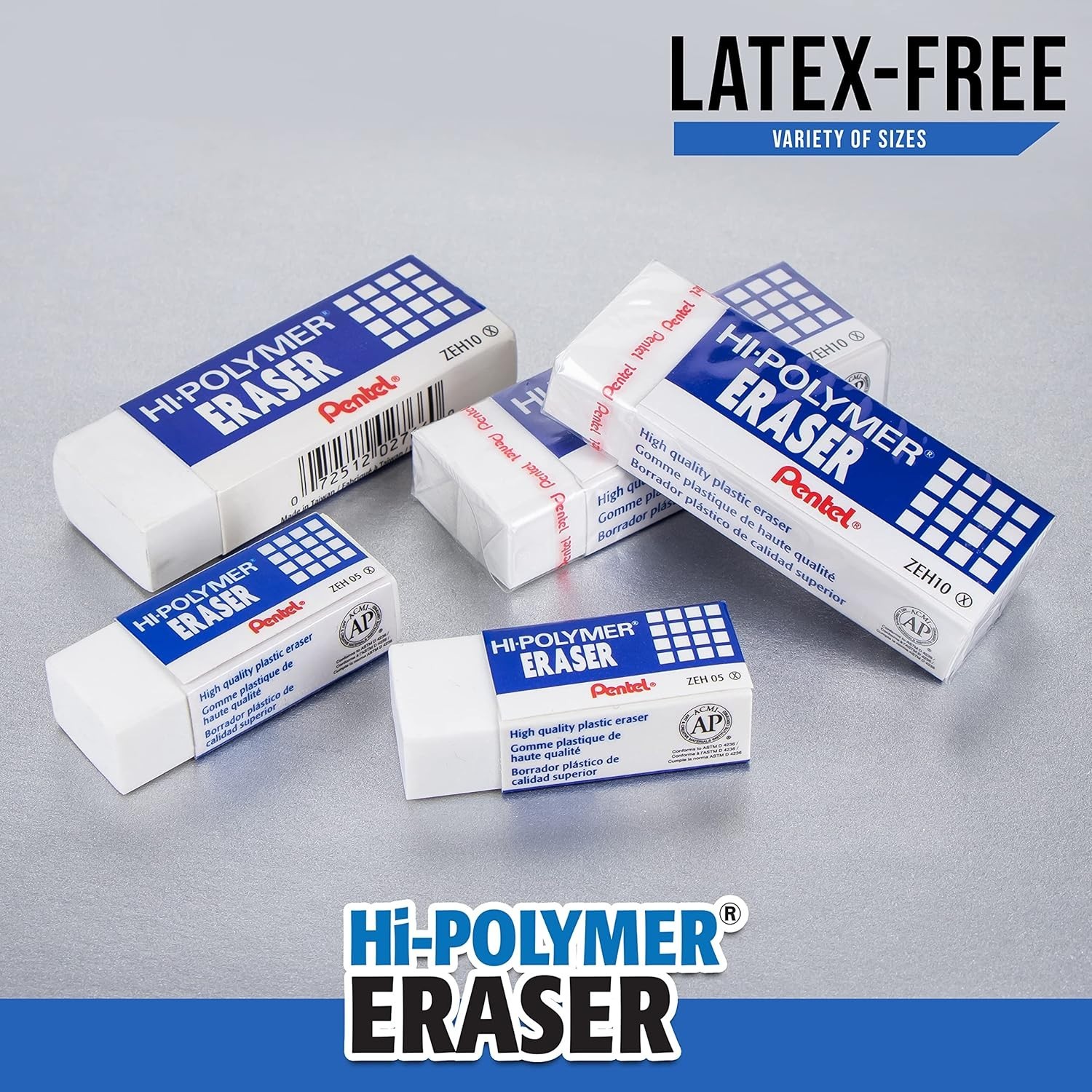 Versatile Writing Erasers 36 Count – Perfect for Home, School, and Work