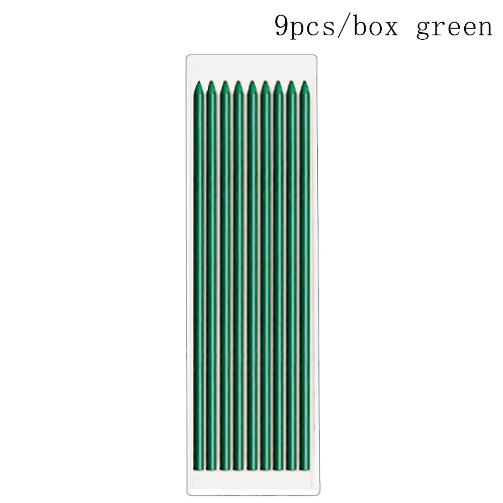 6Colors 2.8Mm Metal Solid Carpenter Mechanical Pencil with Sharpener 2B Lead Cor