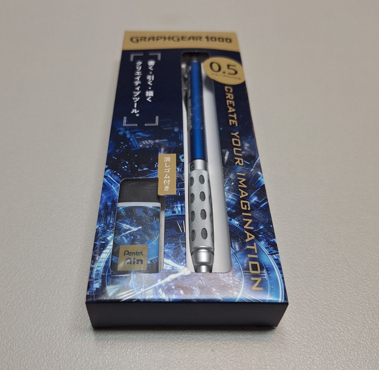 Pentel Graph Gear 1000 Don Quijote Limited mechanical pencil Graphgear Blue 0.5m