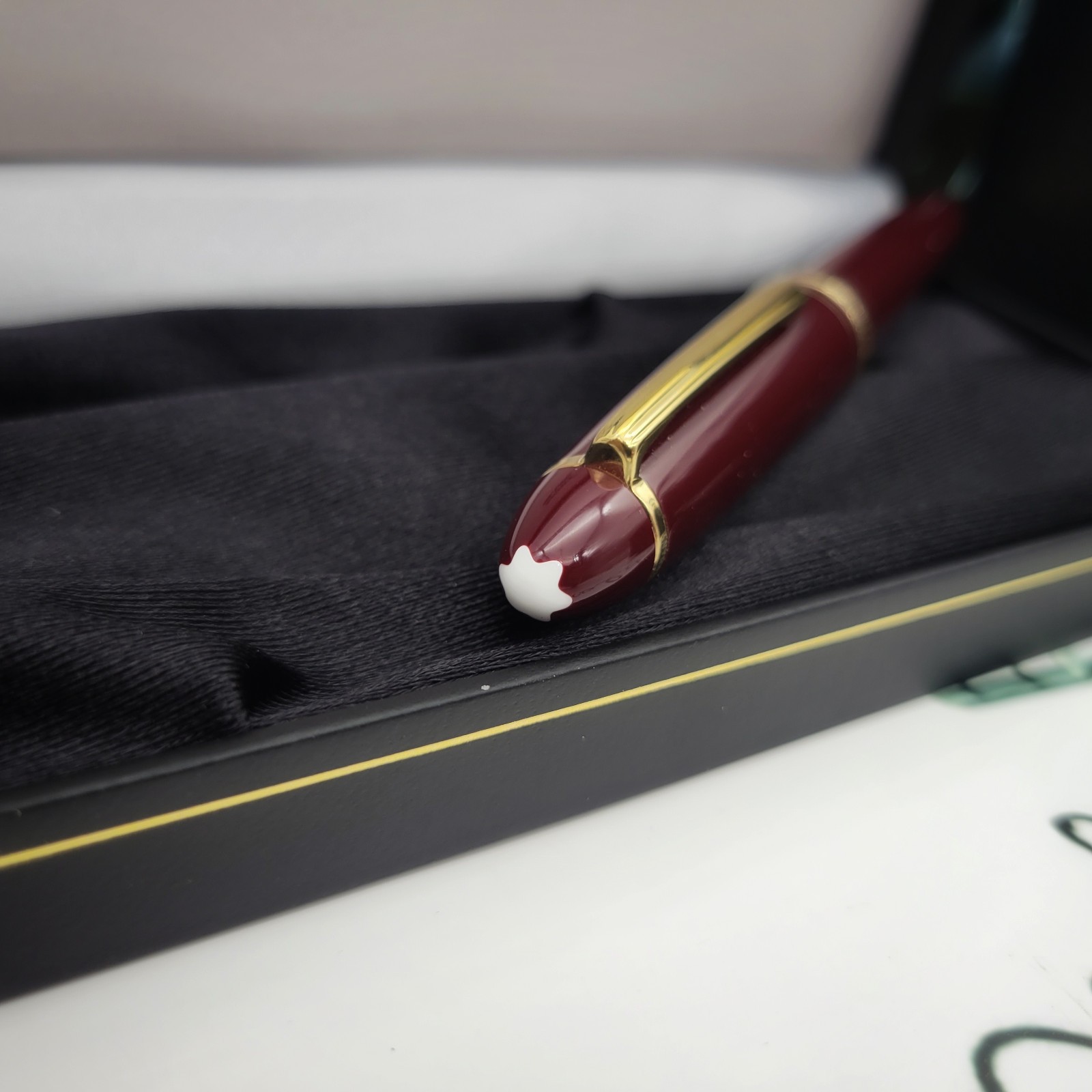 MONTBLANC Meisterstuck 167R LeGrand Burgundy / Red 0.9 mm Mechanical Pencil NEW!