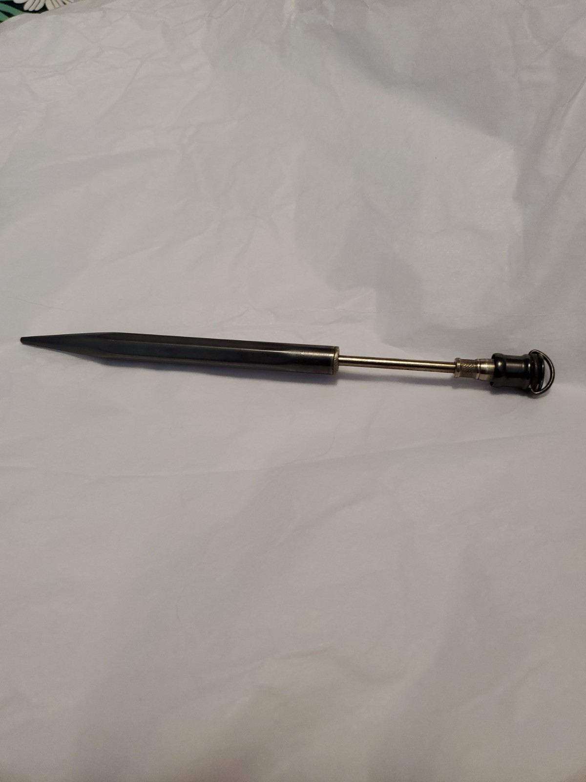 Vintage Ingersoll Redipoint Mechanical Pencil Rolled Silver Drop Action Hanging