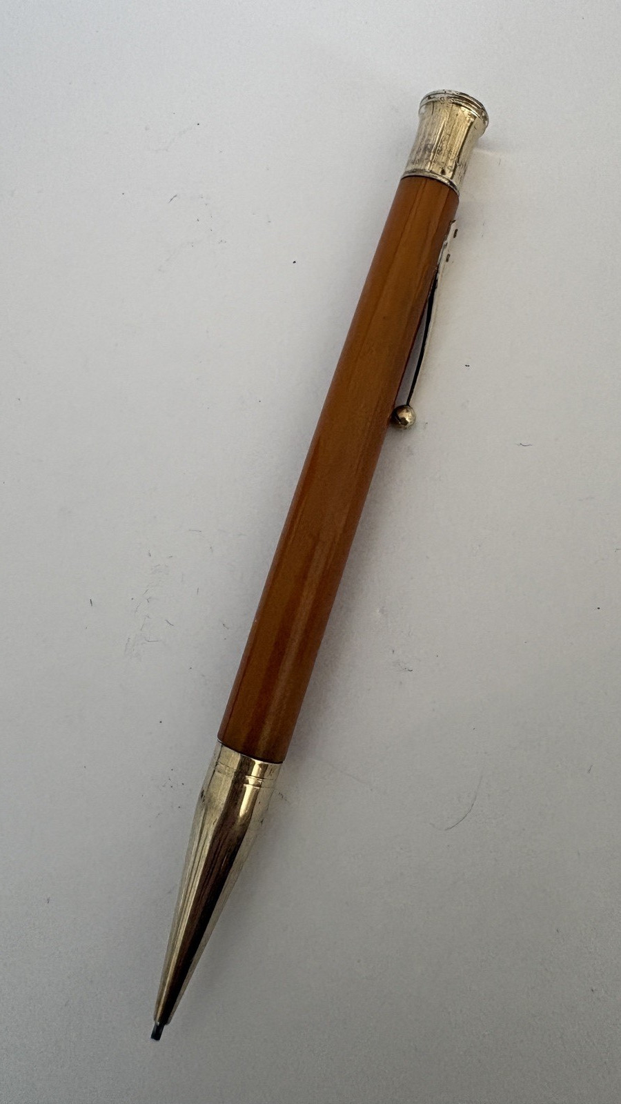 Vintage Morrison Mechanical Pencil Celluloid 1/40 14k Trim Working