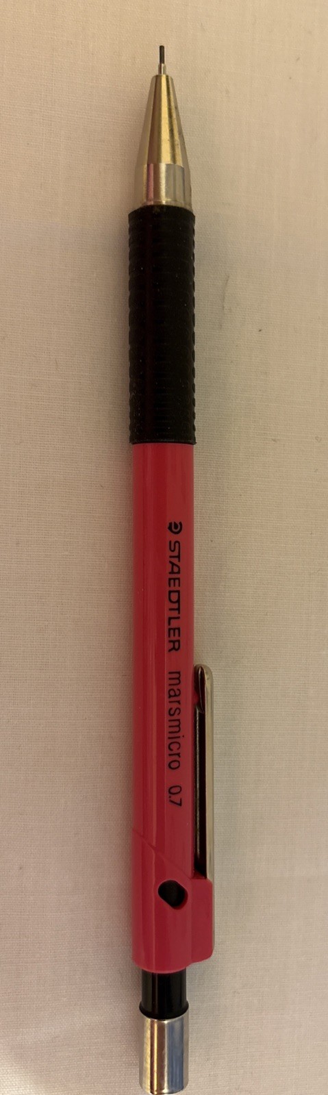 Vintage Staedtler Marsmicro 0.7 Hot Pink Mechanical Pencil Made In Germany