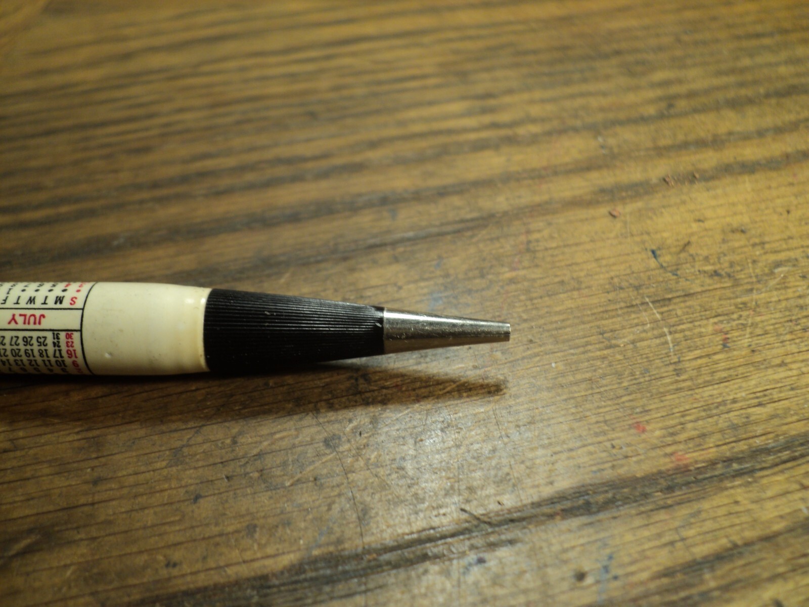 Vintage Autopoint Mechanical Pencil United Carbon 5-9/16″ Long 1966 Calendar