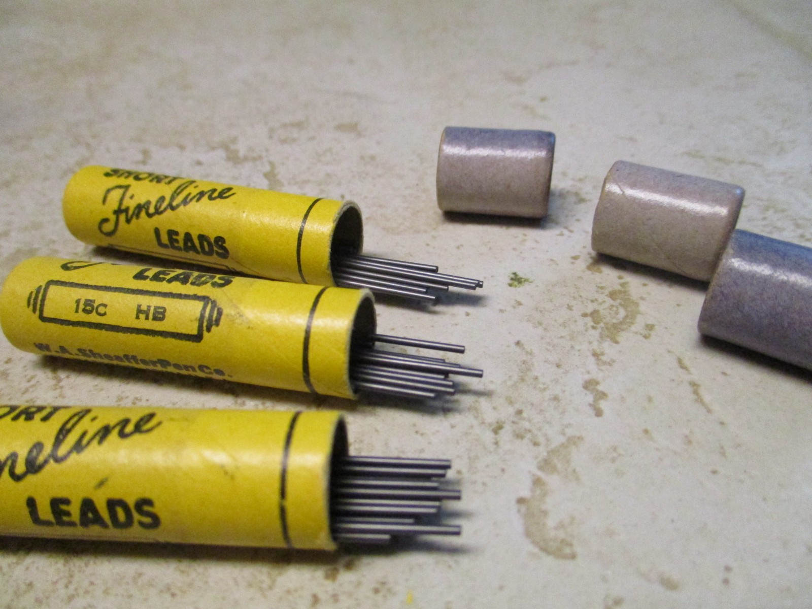 VTG Lot Sheaffers Super Smooth FIne line Leads 15c HB Lof of 3 HB 15C L19