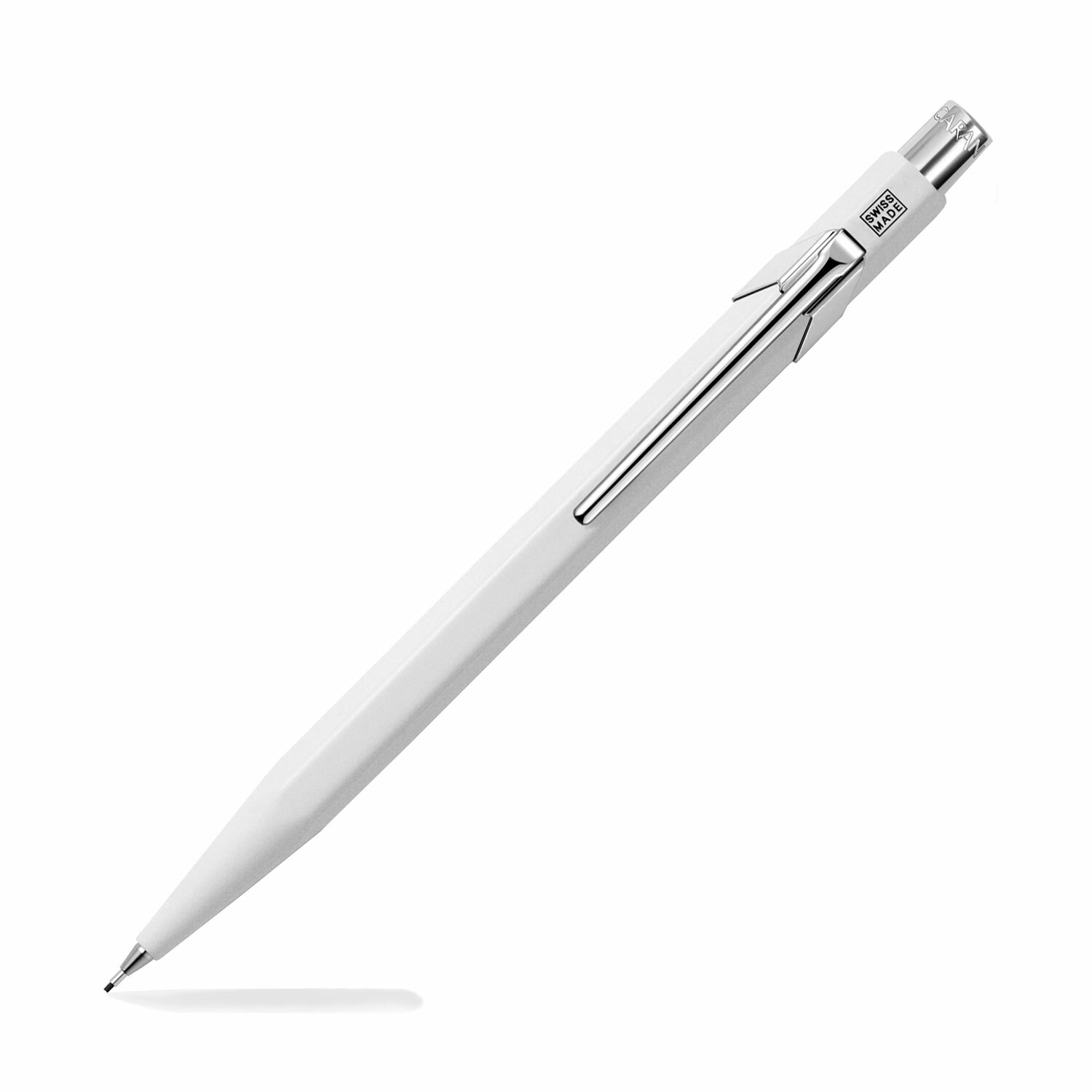 Caran D’ache – 844 Metal Collection – Mechanical Pencil 0.7mm – White NEW