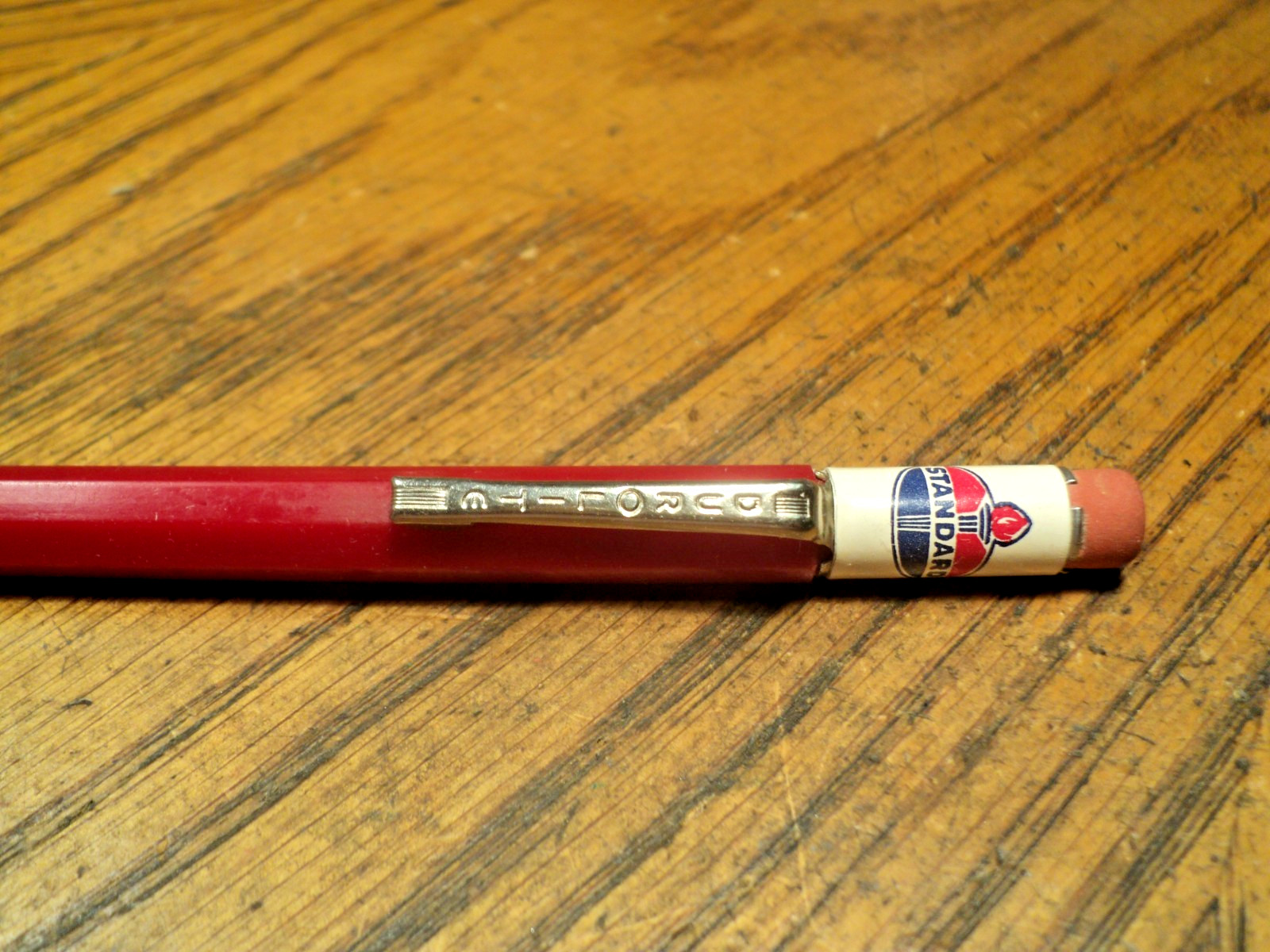 Vintage Durolite Mechanical Pencil Nusser Oil Co Standard Oil 5-5/8″ Long USA
