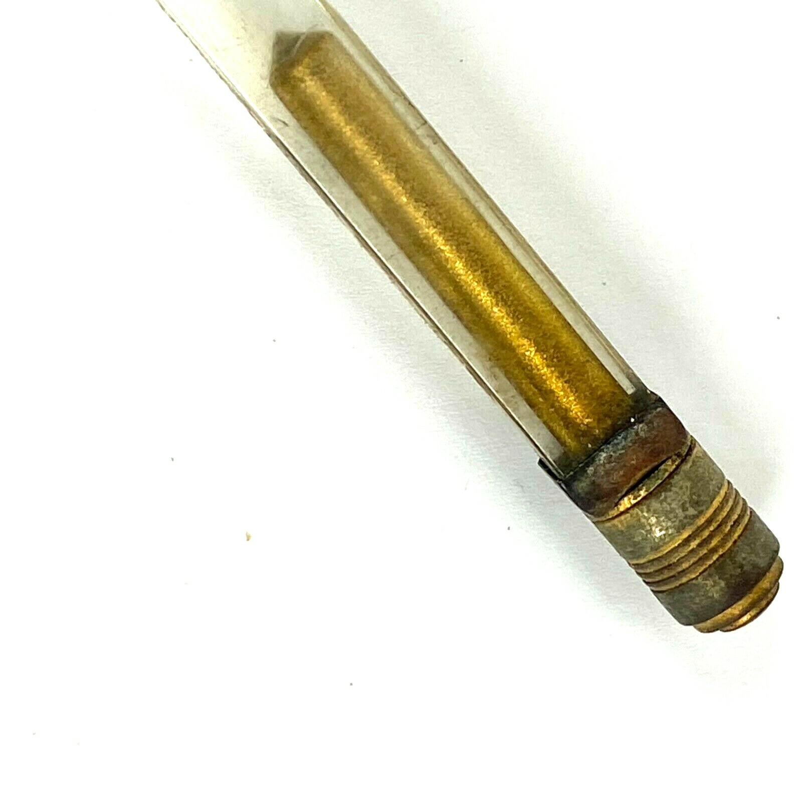 Jaffee Cotton Lucite Mechanical Pencil HA-WI-AN Square Advertising 1949 Vintage