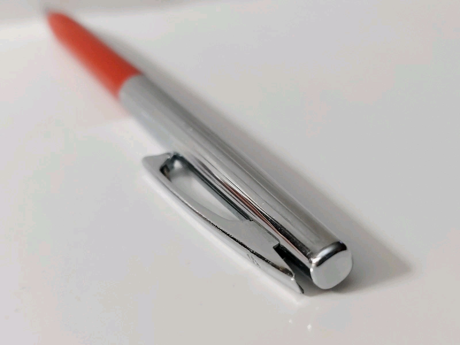 Vintage 1960s Red Sheaffer Mechanical Pencil Chrome Cap 5″