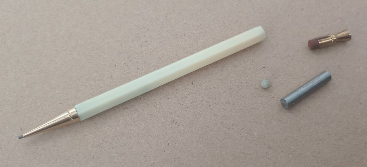STIK Vintage Poquet Desk Mechanical Pencil Magnetized 1.1mm Tested Works 1950’s