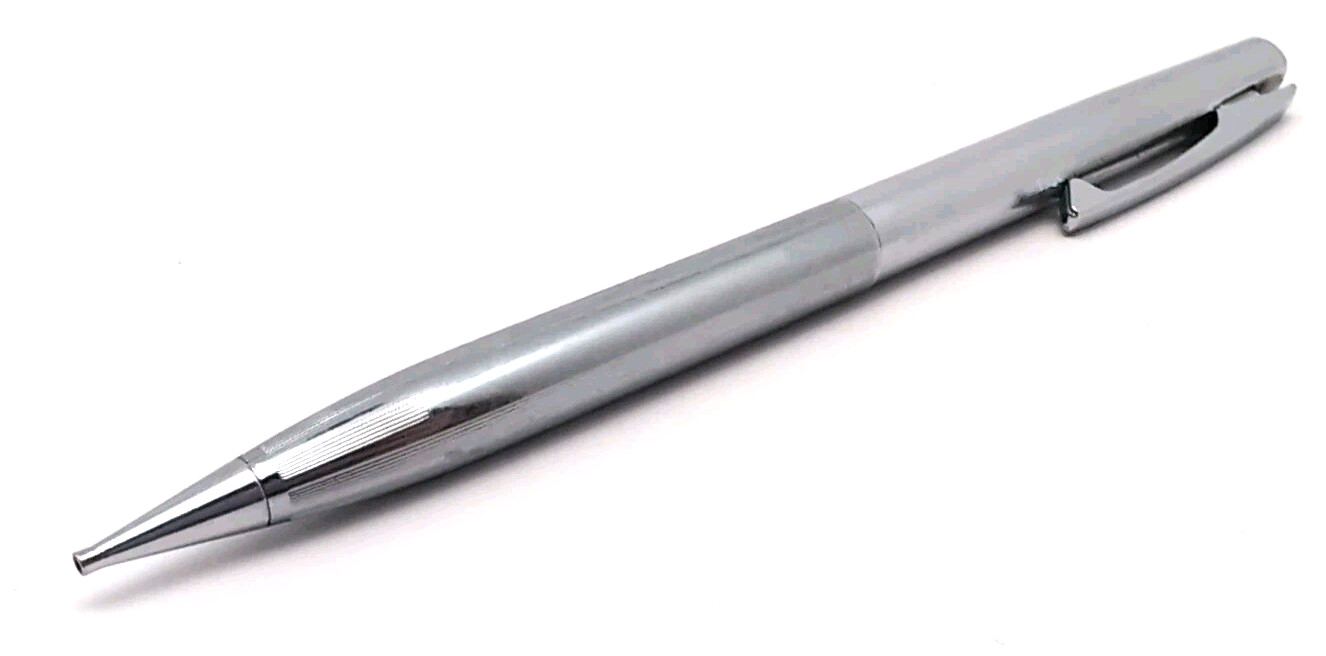 Vintage Sheaffer Stainless Steel MECHANCIAL PENCIL MCM Styling NEEDS REFILL PEN6