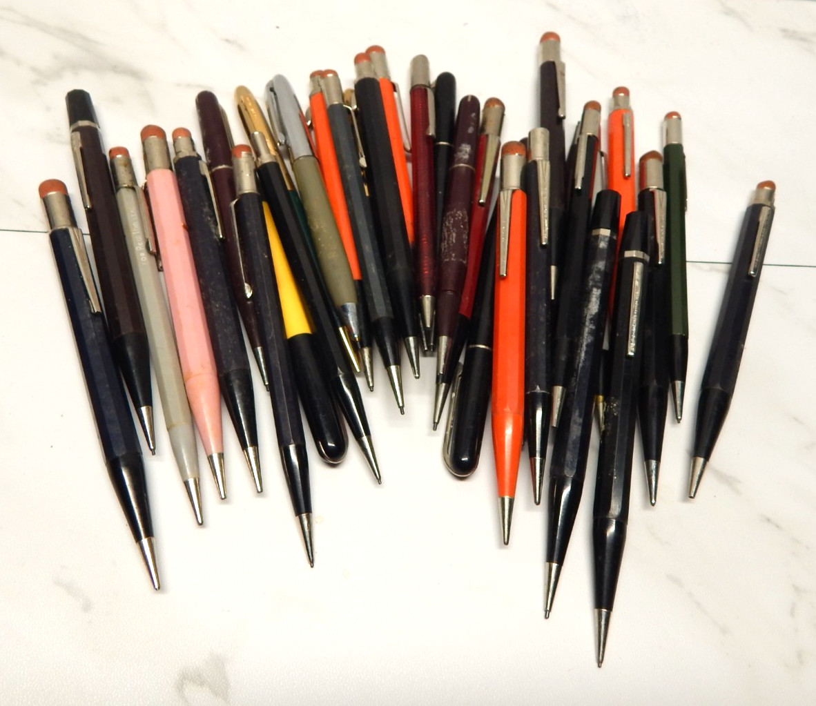 VTG Mixed Lot of 34 Autoscript and Scripto Mechanical Pencils