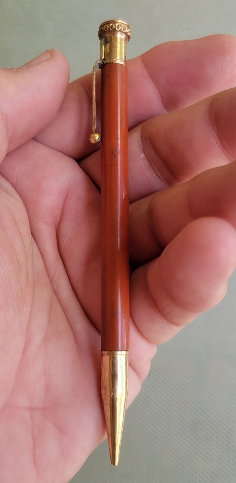 Vintage Early Morrisons Mechanical Pencil Gold Filled