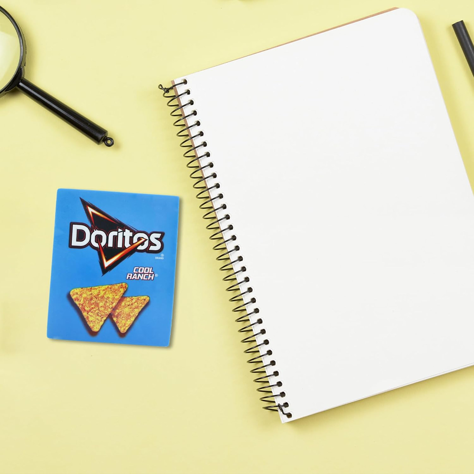 School Supplies Eraser, Latex Free, Fun Doritos Design, Kids, Classroom Rewards