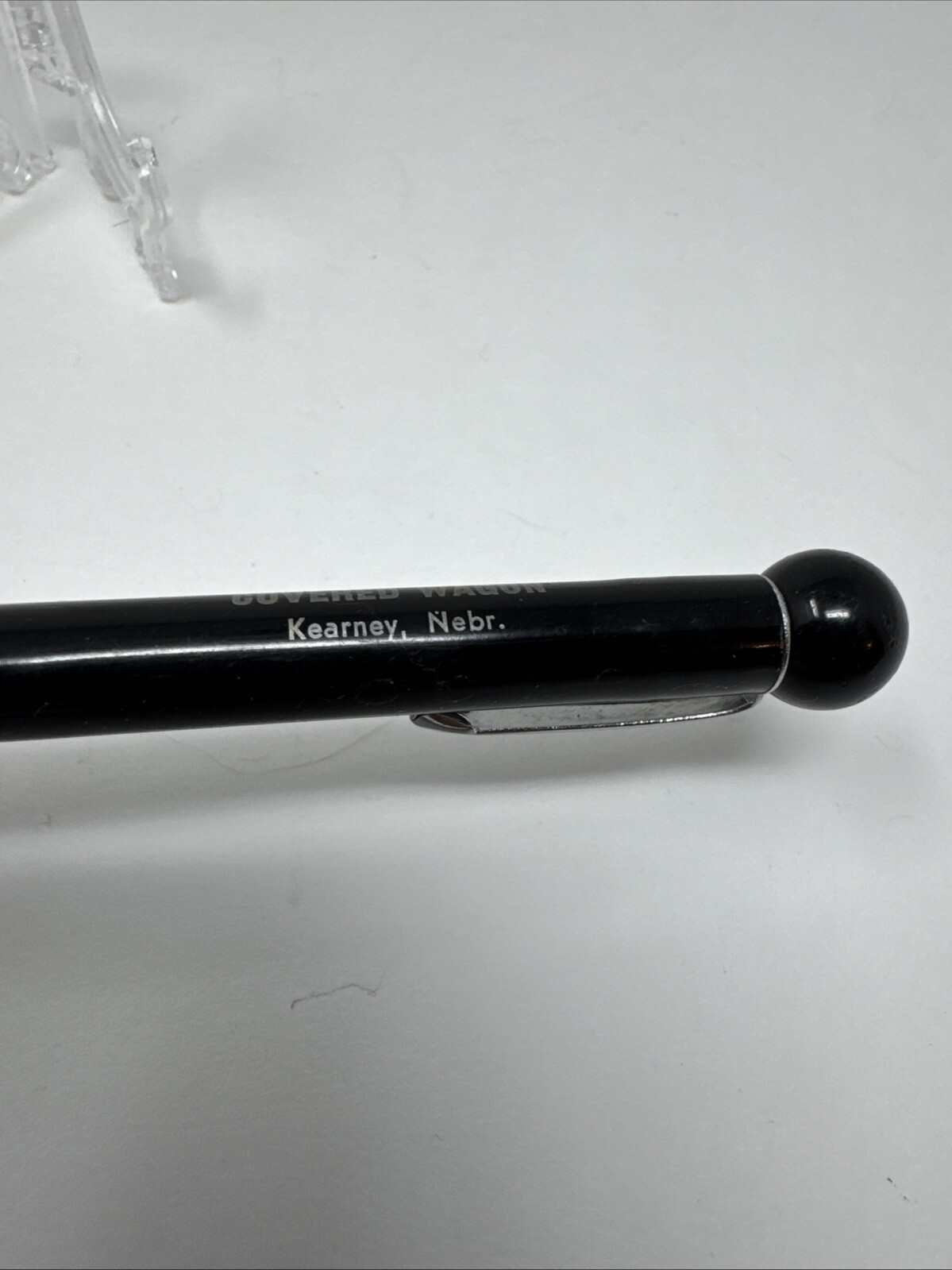 Vintage 8 Ball Covered Wagon Kearney NE Ritepoint Mechanical Pencil Advertising
