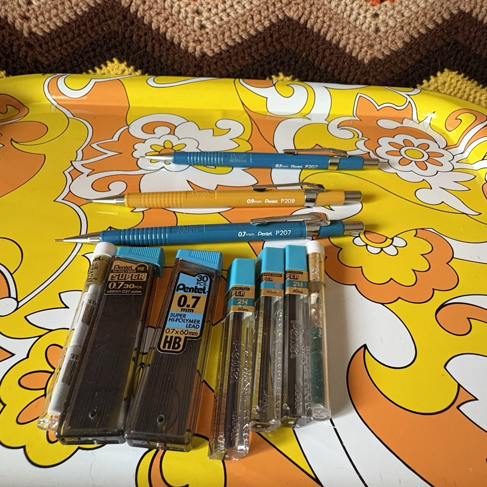 Lot Of Pentel Sharp Mechanical Drafting Pencils P207 and P209