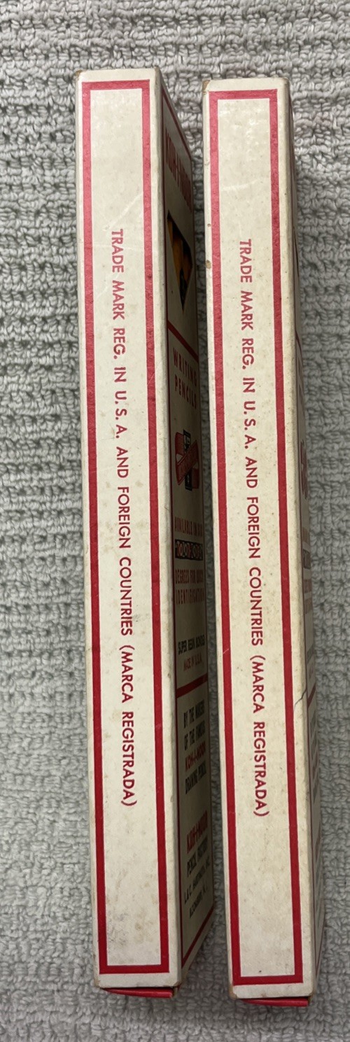 Vintage Lot 2 Boxes KOH-I-NOOR Sharpened 23X Writing Pencils 555 – 3 mint!