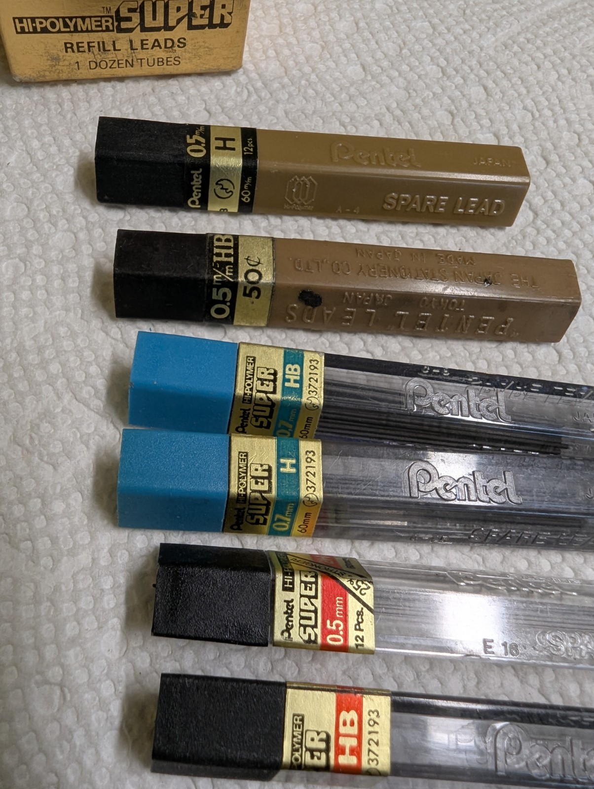 PENTEL Mechanical Pencil & Leads HUGE VARIETY LOT Vintage New & Old